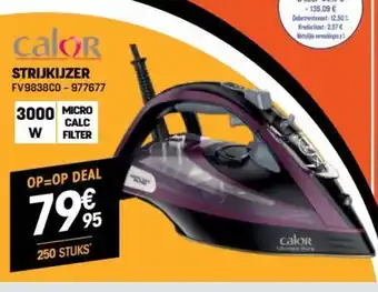 Electro Depot Calor Strijkizer FV9838CO - 977677 aanbieding
