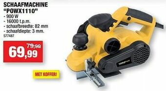 Hubo Powerplus schaafmachine powx1110 aanbieding