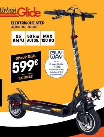 Electro Depot Urban Glide Elektrische Step aanbieding