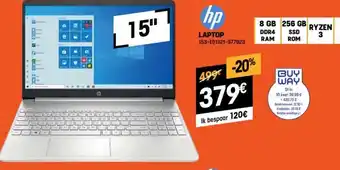Electro Depot Hp Laptop 15S-EQ1321-977923 aanbieding