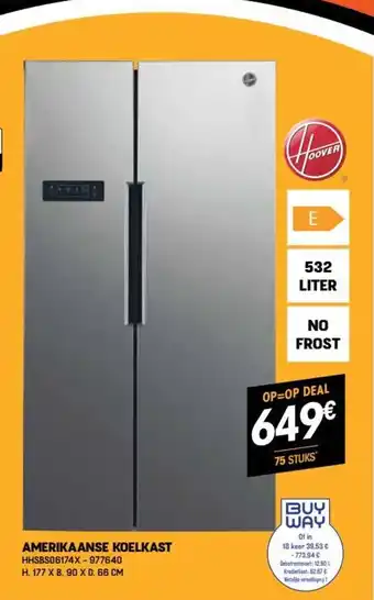 Electro Depot Amerikaanse Koelkast HHSBS06174X-977640 aanbieding