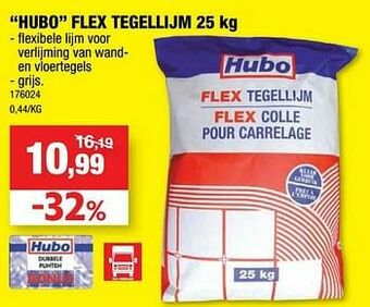 Hubo Hubo flex tegellijm aanbieding