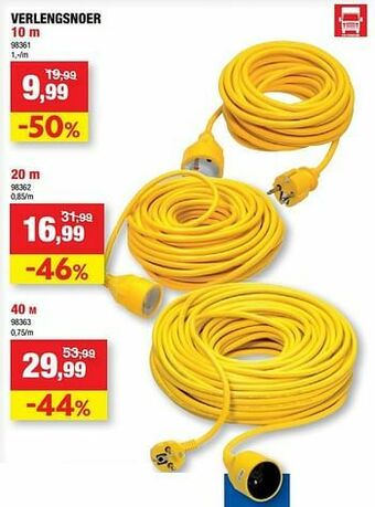 Hubo Verlengsnoer aanbieding