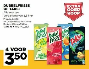 Dubbelfrisss 1kcal witte druiven-citroen