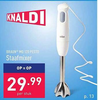 Braun Mq 120 Pesto Staafmixer