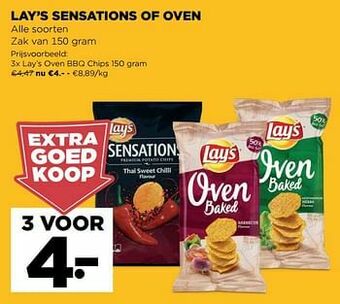Jumbo Lay’s oven bbq chips aanbieding