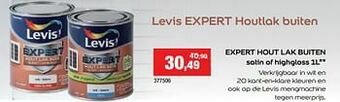 Hubo Levis expert houtlak buiten aanbieding