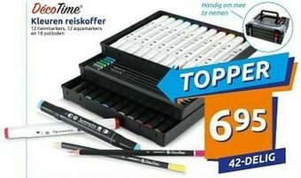 Action Kleuren reiskoffer aanbieding