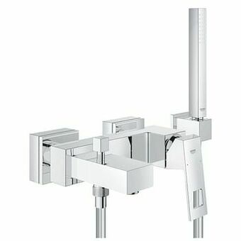X2O Grohe Eurocube badmengkraan met douchekop glanzend chroom aanbieding