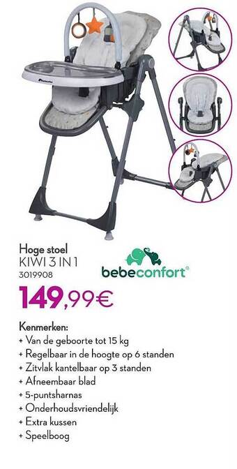 Cora Bebeconfort hoge stoel aanbieding