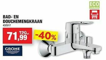Hubo Bad- en douchemengkraan aanbieding