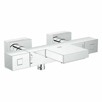 X2O Grohe Grohtherm Cube thermostatische badkraan glanzend chroom aanbieding