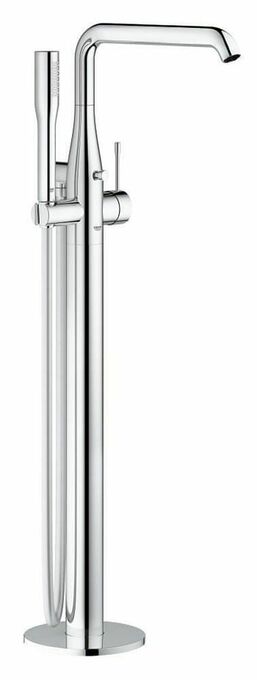 Grohe Essence vrijstaande badmengkraan met douchekop glanzend chroom