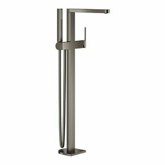 X2O Grohe Plus vrijstaande badmengkraan met douchekop brushed hard graphite aanbieding