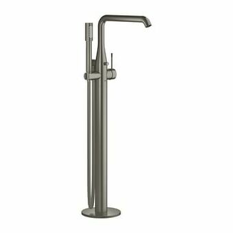 X2O Grohe Essence vrijstaande badmengkraan met douchekop brushed hard graphite aanbieding