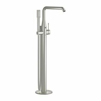 X2O Grohe Essence vrijstaande badmengkraan met douchekop Supersteel aanbieding
