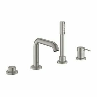 Grohe Essence 4-gats badrandkraan met douchekop Supersteel