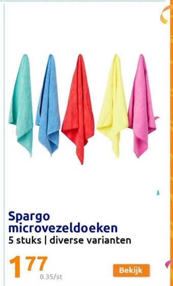 Action Spargo Microvezeldoeken aanbieding