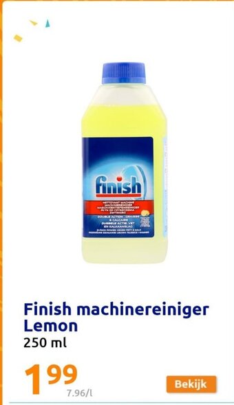 Action Finish Machinereiniger Lemon 250ml aanbieding