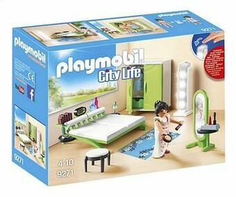 Dreamland PLAYMOBIL City Life 9271 Slaapkamer met make-up tafel aanbieding