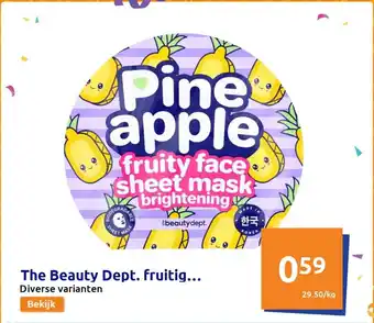 Action The Beauty Dept. Fruitig aanbieding
