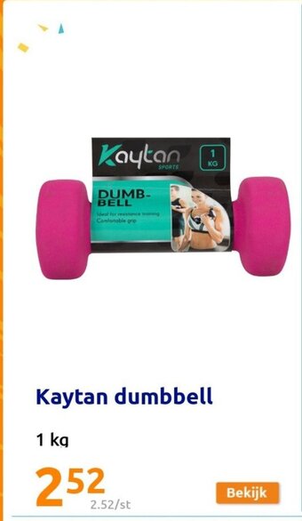 Action Kaytan Dumbbell 1Kg aanbieding