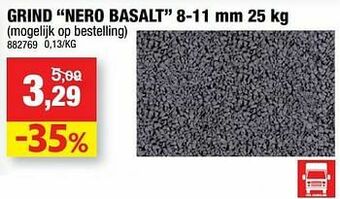 Hubo Grind nero basalt aanbieding
