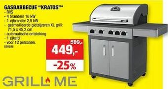Hubo Gasbarbecue kratos aanbieding