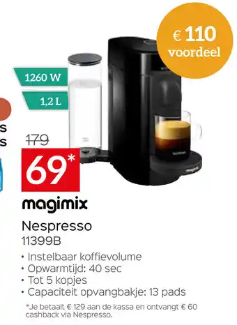 Magimix Nespresso 11399B