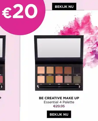 ICI PARIS XL Be creative make up essential 4 palette aanbieding