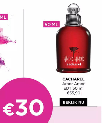 ICI PARIS XL Cacharel amor amor edt 50ml aanbieding