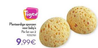 Cora Plantaardige sponzen voor baby's aanbieding