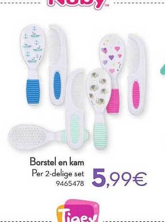 Cora Borstel en kam aanbieding