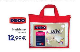 Cora Dodo hoofdkussen aanbieding