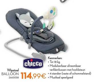 Cora Chicco wipstoel aanbieding