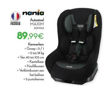 Cora Autostoel aanbieding