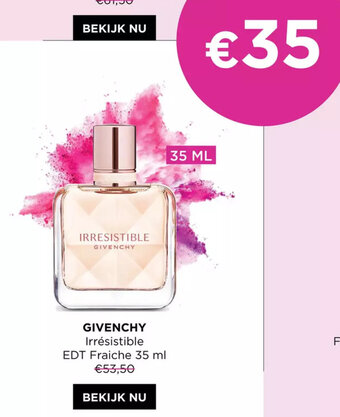 ICI PARIS XL Givenchy irresistible edt fraiche 35ml aanbieding