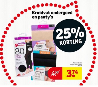 Kruidvat Kruidvat ondergoed en panty's aanbieding