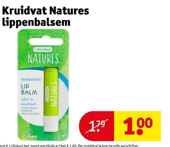 Kruidvat Kruidvat natures lippenbalsem aanbieding
