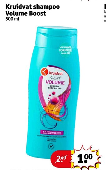 Kruidvat Shampoo volume boost 500ml aanbieding
