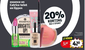 Kruidvat Essence en catrice teint en lippen 2pcs aanbieding