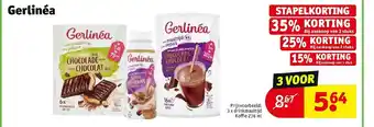 Kruidvat Gerlinea 3 x drinkmaaltijd koffie 236ml aanbieding