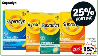 Kruidvat Supradyn energy tabs 30 stuks aanbieding