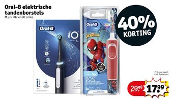 Oral-B elektrische tandenborstels kids spiderman
