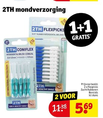 Kruidvat 2th mondverzorging 1+1 gratis aanbieding