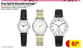True spirit klassiek horloge