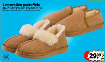 Kruidvat Lamswollen pantoffels aanbieding