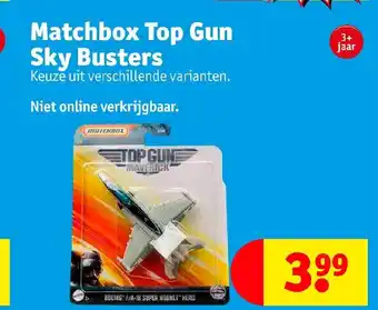 Kruidvat Matchbox Top Gun Sky Busters aanbieding