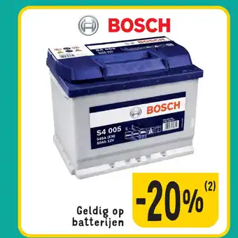 Cora Bosch Geldig op Batterijen aanbieding