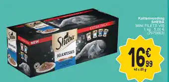 Cora Sheba Kattenvoeding 40 x 85g aanbieding